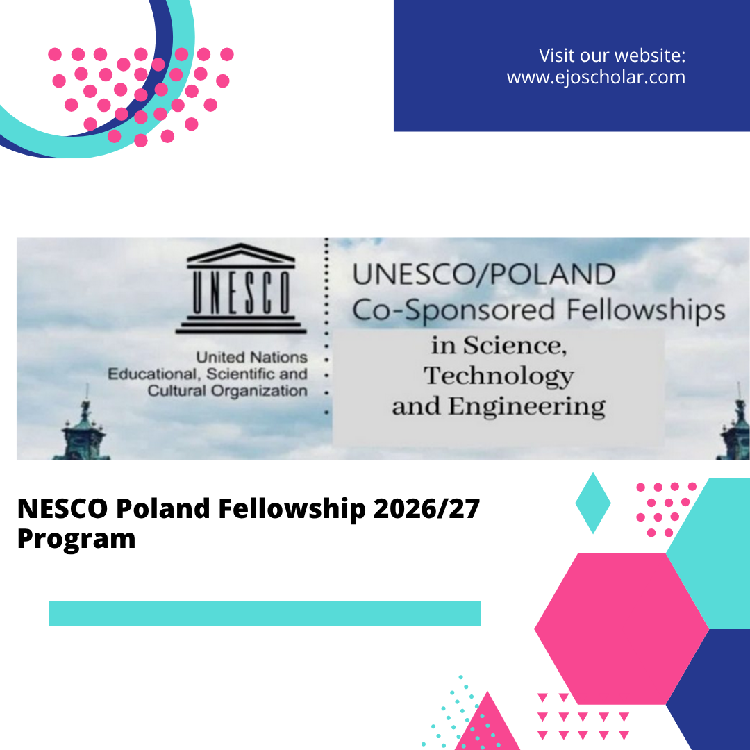UNESCO Poland Fellowship Program 2026/2027 | Fully Funded (Poland)