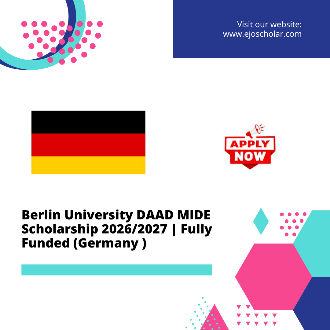 Berlin University DAAD MIDE Scholarship 2026/2027 | Fully Funded (Germany )